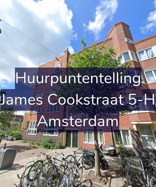 Foto gevel Huurpuntentelling voor James Cookstraat 5-H, Amsterdam
