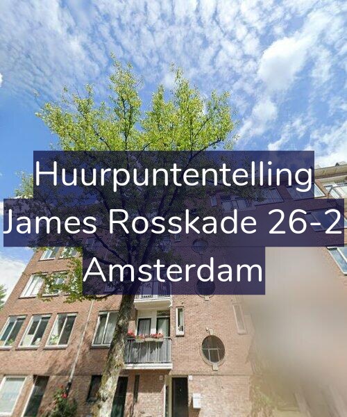 Foto gevel Huurpuntentelling voor James Rosskade 26-2, Amsterdam