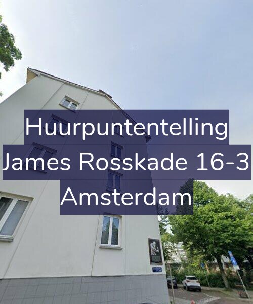 Foto gevel Huurpuntentelling voor James Rosskade 16-3, Amsterdam