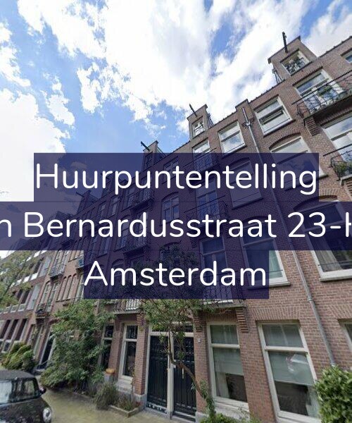 Foto gevel Huurpuntentelling voor Jan Bernardusstraat 23-HL, Amsterdam