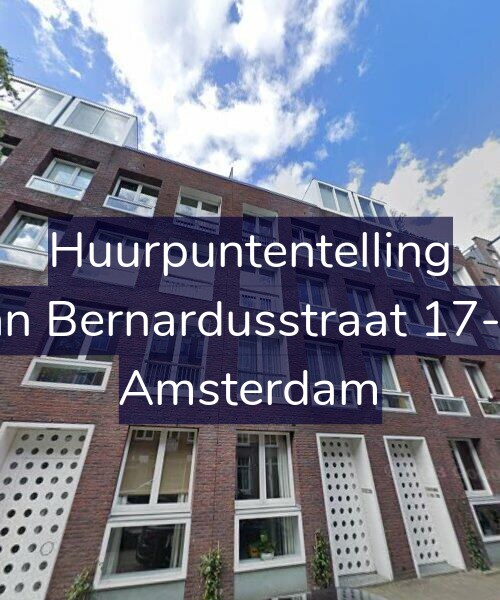 Foto gevel Huurpuntentelling voor Jan Bernardusstraat 17-D, Amsterdam