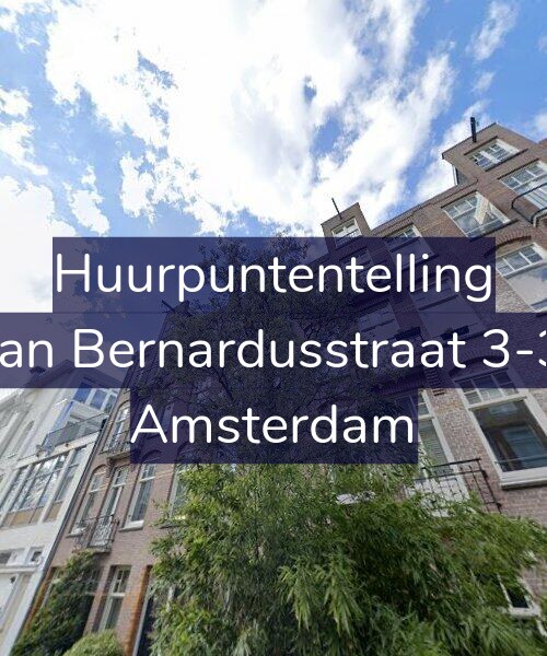 Foto gevel Huurpuntentelling voor Jan Bernardusstraat 3-3, Amsterdam