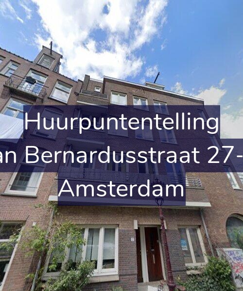 Foto gevel Huurpuntentelling voor Jan Bernardusstraat 27-1, Amsterdam