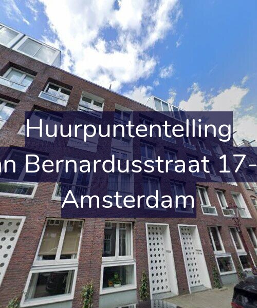 Foto gevel Huurpuntentelling voor Jan Bernardusstraat 17-A, Amsterdam