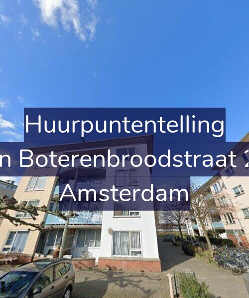 Foto gevel Huurpuntentelling voor Jan Boterenbroodstraat 25, Amsterdam