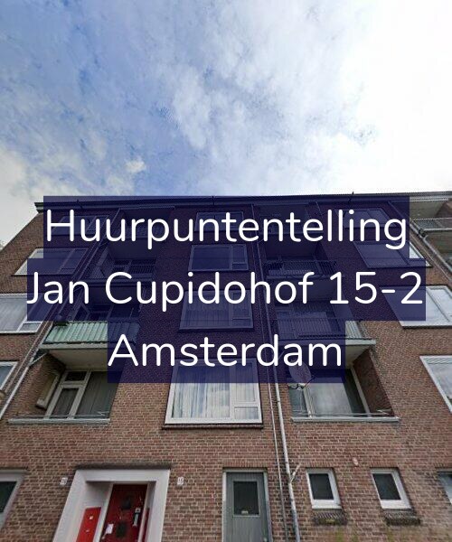 Foto gevel Huurpuntentelling voor Jan Cupidohof 15-2, Amsterdam