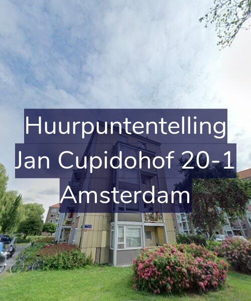 Foto gevel Huurpuntentelling voor Jan Cupidohof 20-1, Amsterdam