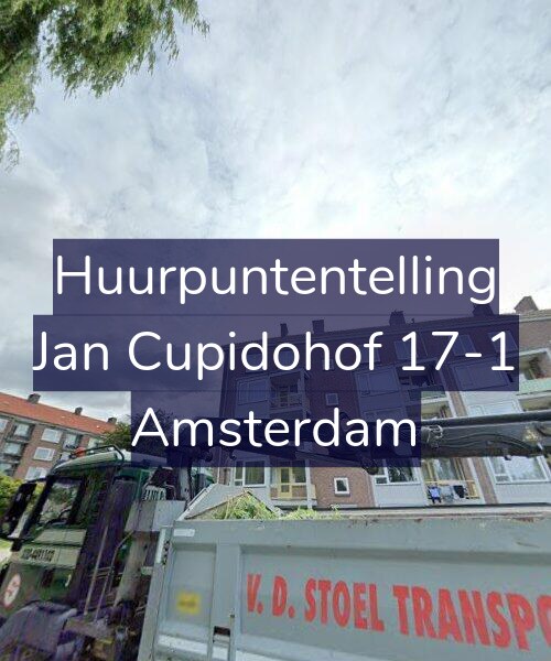 Foto gevel Huurpuntentelling voor Jan Cupidohof 17-1, Amsterdam
