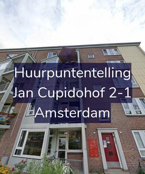 Foto gevel Huurpuntentelling voor Jan Cupidohof 2-1, Amsterdam