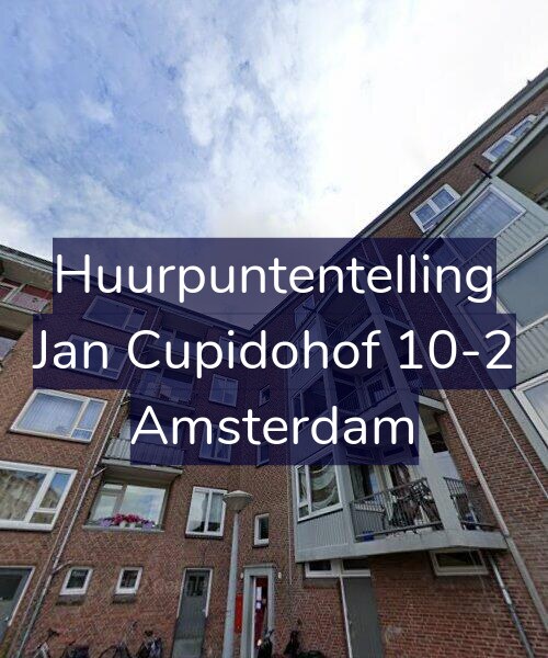 Foto gevel Huurpuntentelling voor Jan Cupidohof 10-2, Amsterdam
