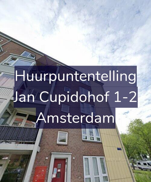 Foto gevel Huurpuntentelling voor Jan Cupidohof 1-2, Amsterdam
