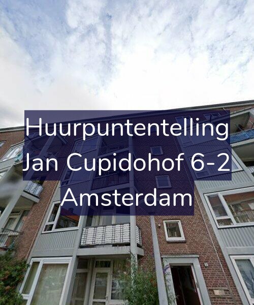 Foto gevel Huurpuntentelling voor Jan Cupidohof 6-2, Amsterdam