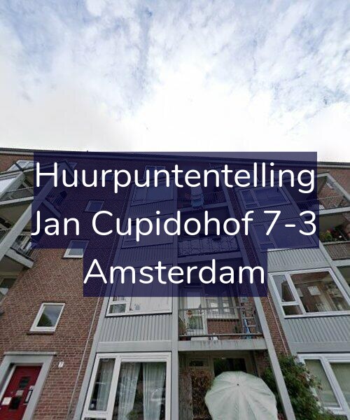 Foto gevel Huurpuntentelling voor Jan Cupidohof 7-3, Amsterdam