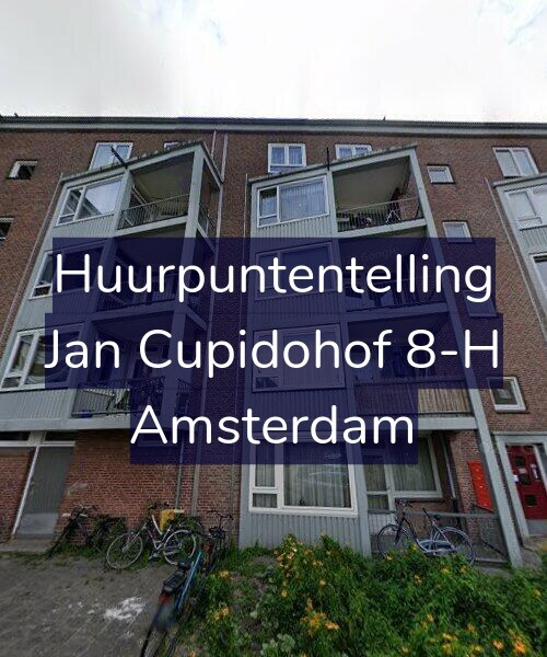 Foto gevel Huurpuntentelling voor Jan Cupidohof 8-H, Amsterdam