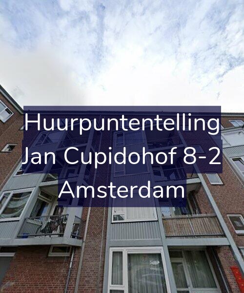 Foto gevel Huurpuntentelling voor Jan Cupidohof 8-2, Amsterdam