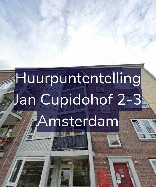 Foto gevel Huurpuntentelling voor Jan Cupidohof 2-3, Amsterdam