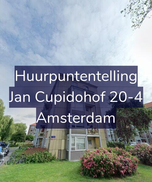 Foto gevel Huurpuntentelling voor Jan Cupidohof 20-4, Amsterdam