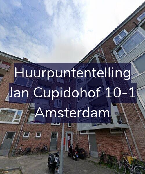 Foto gevel Huurpuntentelling voor Jan Cupidohof 10-1, Amsterdam