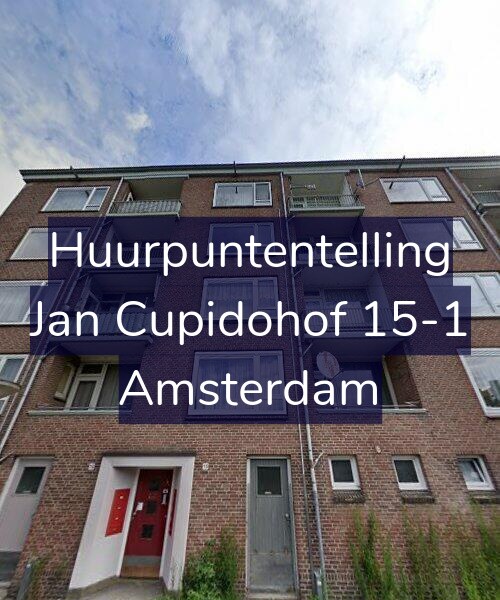 Foto gevel Huurpuntentelling voor Jan Cupidohof 15-1, Amsterdam