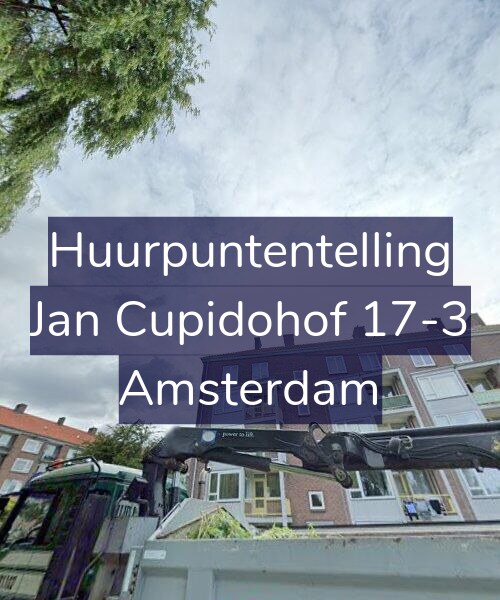 Foto gevel Huurpuntentelling voor Jan Cupidohof 17-3, Amsterdam