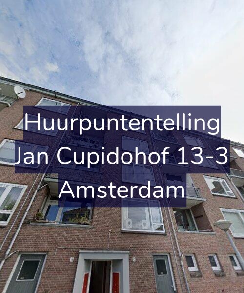 Foto gevel Huurpuntentelling voor Jan Cupidohof 13-3, Amsterdam