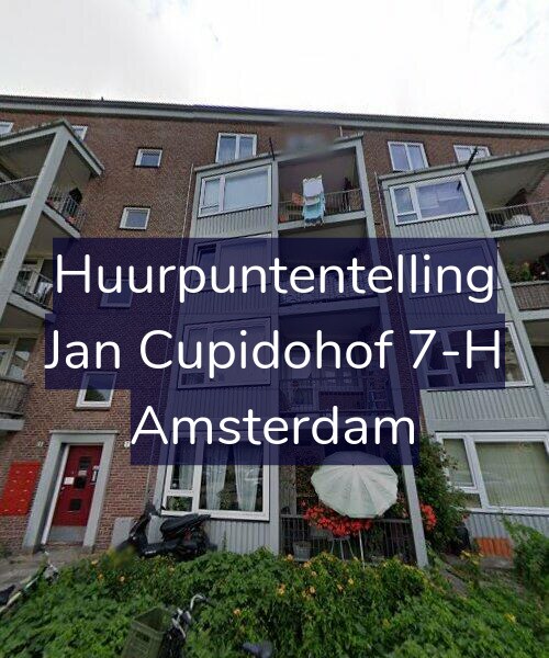 Foto gevel Huurpuntentelling voor Jan Cupidohof 7-H, Amsterdam