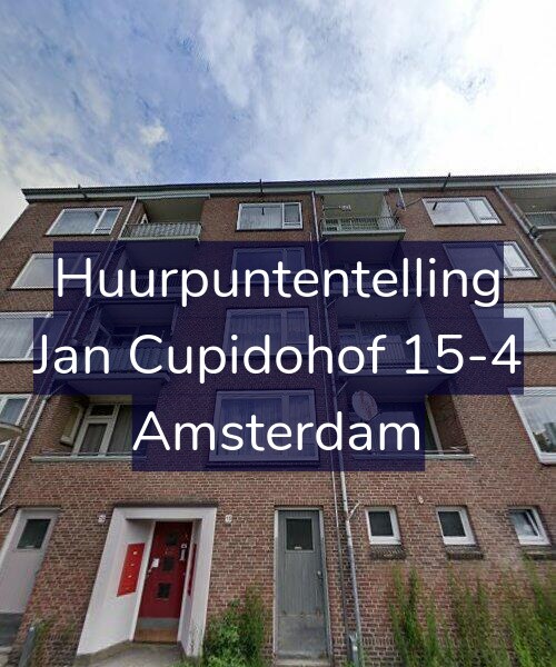 Foto gevel Huurpuntentelling voor Jan Cupidohof 15-4, Amsterdam