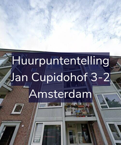 Foto gevel Huurpuntentelling voor Jan Cupidohof 3-2, Amsterdam