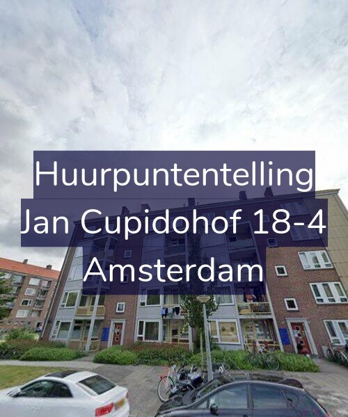 Foto gevel Huurpuntentelling voor Jan Cupidohof 18-4, Amsterdam