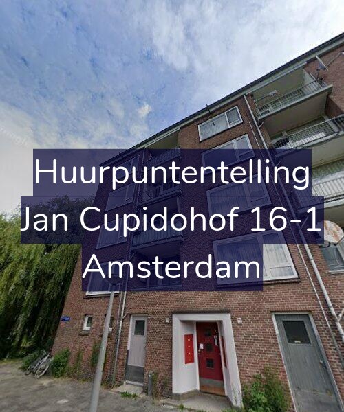 Foto gevel Huurpuntentelling voor Jan Cupidohof 16-1, Amsterdam