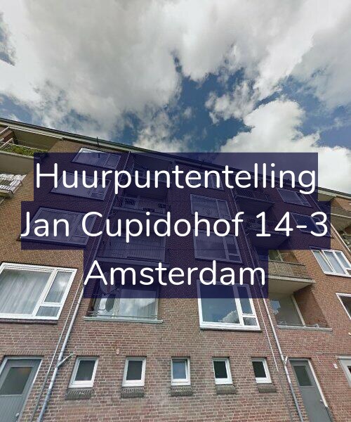 Foto gevel Huurpuntentelling voor Jan Cupidohof 14-3, Amsterdam