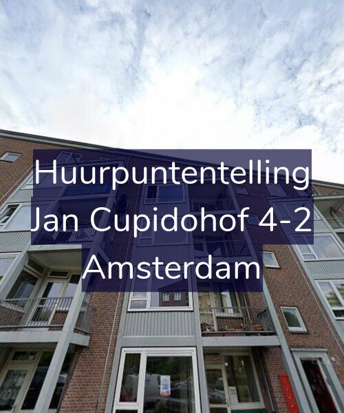 Foto gevel Huurpuntentelling voor Jan Cupidohof 4-2, Amsterdam