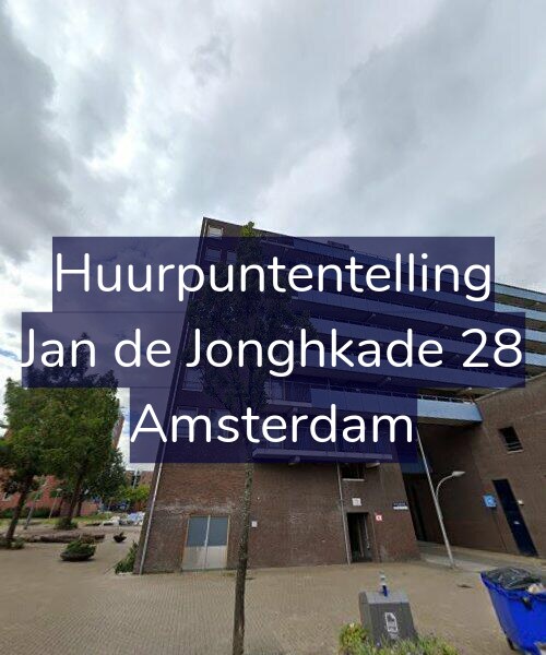 Foto gevel Huurpuntentelling voor Jan de Jonghkade 28, Amsterdam