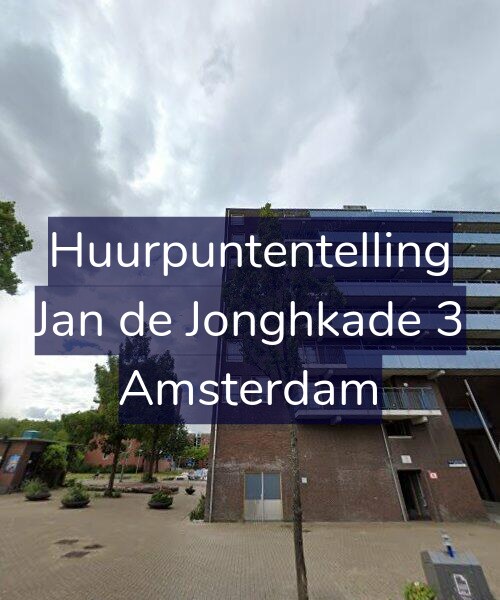 Foto gevel Huurpuntentelling voor Jan de Jonghkade 3, Amsterdam