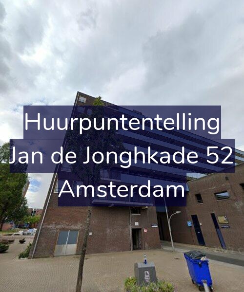 Foto gevel Huurpuntentelling voor Jan de Jonghkade 52, Amsterdam