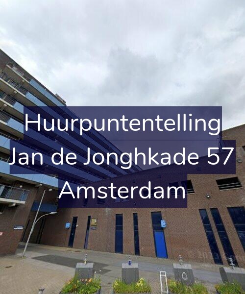 Foto gevel Huurpuntentelling voor Jan de Jonghkade 57, Amsterdam