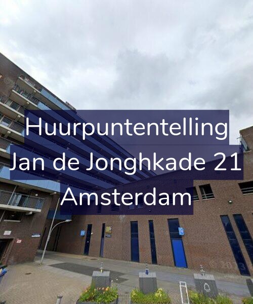 Foto gevel Huurpuntentelling voor Jan de Jonghkade 21, Amsterdam