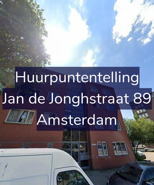 Foto gevel Huurpuntentelling voor Jan de Jonghstraat 89, Amsterdam
