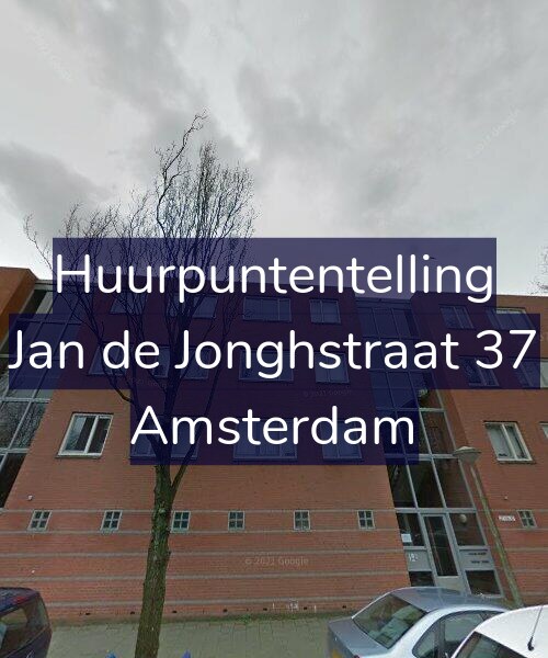 Foto gevel Huurpuntentelling voor Jan de Jonghstraat 37, Amsterdam