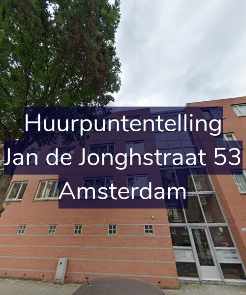 Foto gevel Huurpuntentelling voor Jan de Jonghstraat 53, Amsterdam