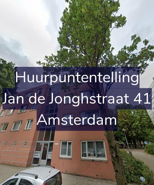 Foto gevel Huurpuntentelling voor Jan de Jonghstraat 41, Amsterdam