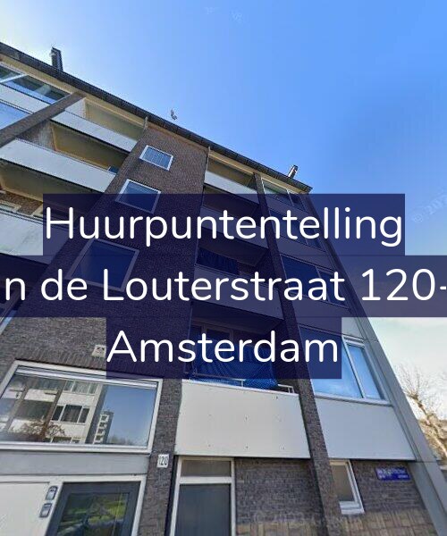 Foto gevel Huurpuntentelling voor Jan de Louterstraat 120-2, Amsterdam