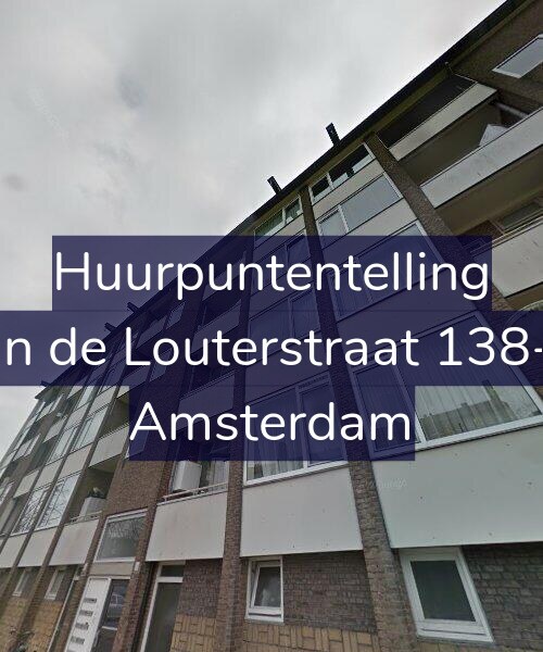 Foto gevel Huurpuntentelling voor Jan de Louterstraat 138-2, Amsterdam