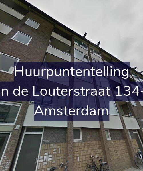 Foto gevel Huurpuntentelling voor Jan de Louterstraat 134-1, Amsterdam