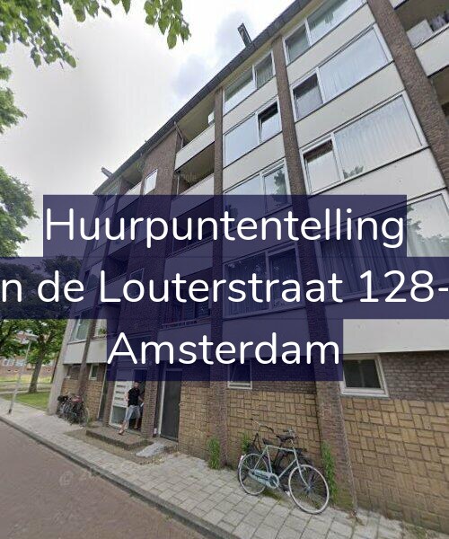Foto gevel Huurpuntentelling voor Jan de Louterstraat 128-H, Amsterdam