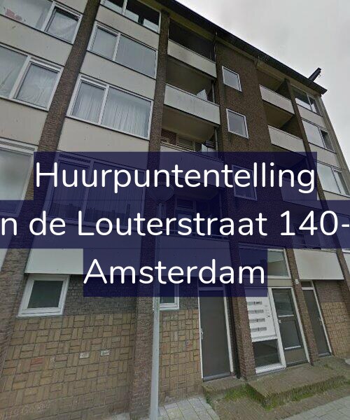 Foto gevel Huurpuntentelling voor Jan de Louterstraat 140-H, Amsterdam