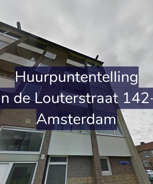 Foto gevel Huurpuntentelling voor Jan de Louterstraat 142-3, Amsterdam