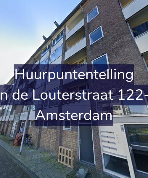 Foto gevel Huurpuntentelling voor Jan de Louterstraat 122-H, Amsterdam