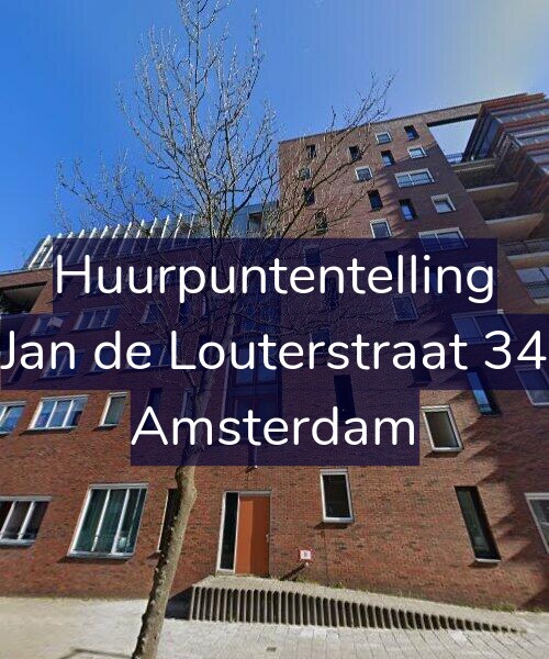 Foto gevel Huurpuntentelling voor Jan de Louterstraat 34, Amsterdam