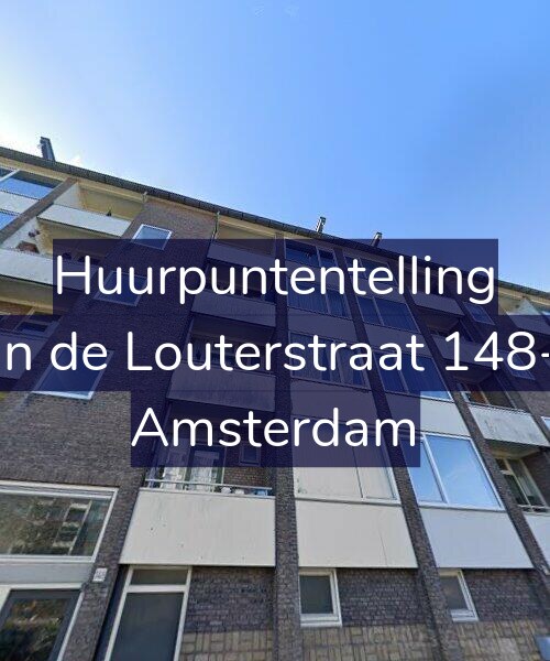 Foto gevel Huurpuntentelling voor Jan de Louterstraat 148-3, Amsterdam